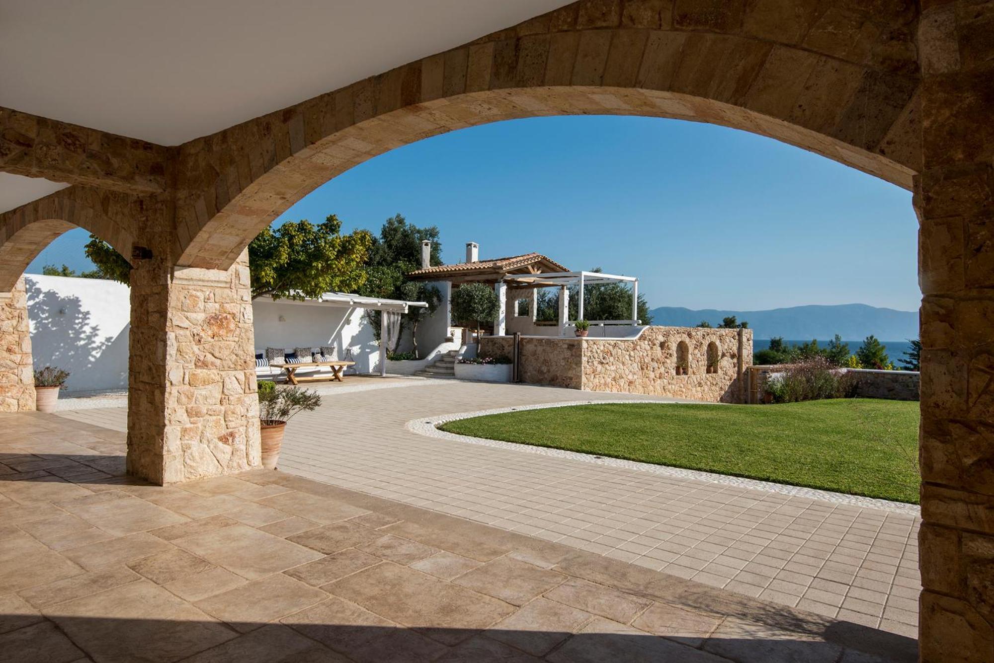 Amelia Villa Collection Arkítsa Exterior foto