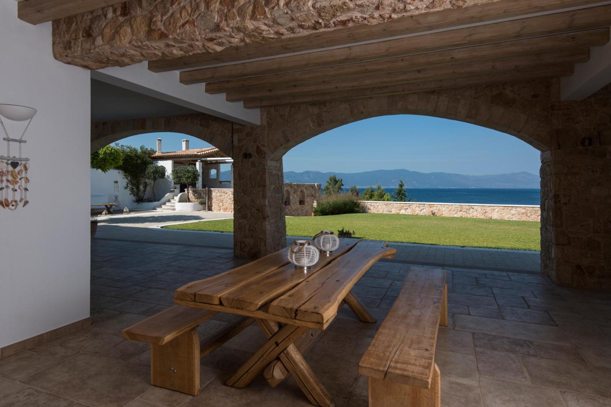 Amelia Villa Collection Arkítsa Exterior foto